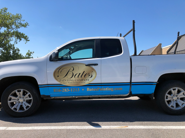 Driver Side Vehicle Graphics for Bates Painting in Kansas City, Missouri
