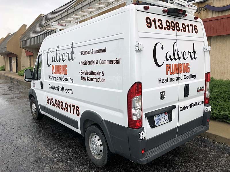 Vehicle Graphics for Calvert Plumbing in Lenexa, Kansas
