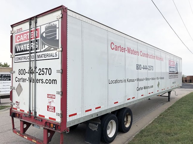 Semi Truck Trailer Vehicle Graphics for Carter Waters in Kansas City, Missouri