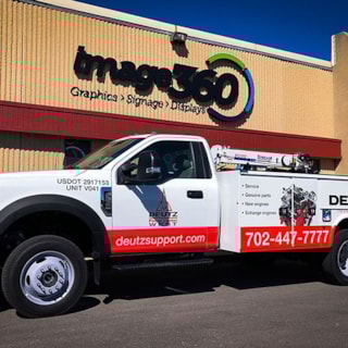 Partial Truck Wrap for Deutz in Kansas City, Missouri