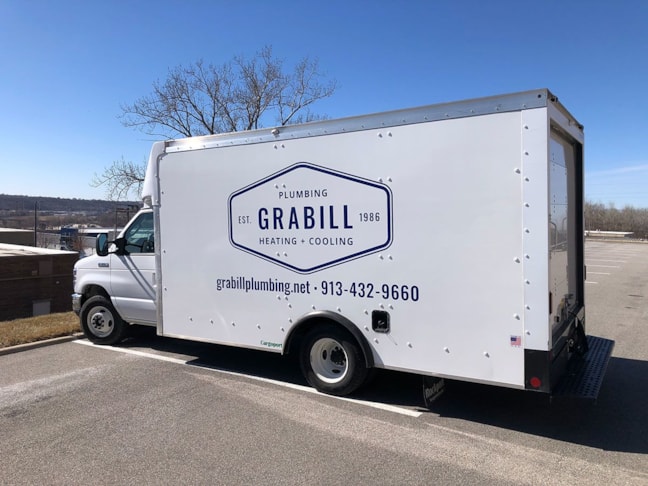 Vehicle Fleet Graphics for Grabill Plumbing in Kansas City, Kansas
