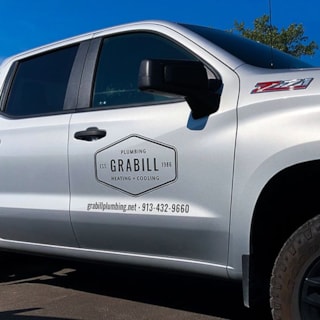Vinyl Decals for Grabill Plumbing in Kansas City, Kansas