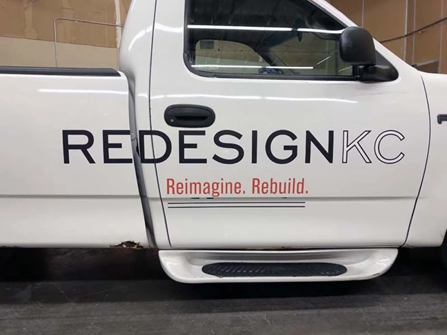 Pick-up Truck Graphics for ReDesign KC in Kansas City, Missouri
