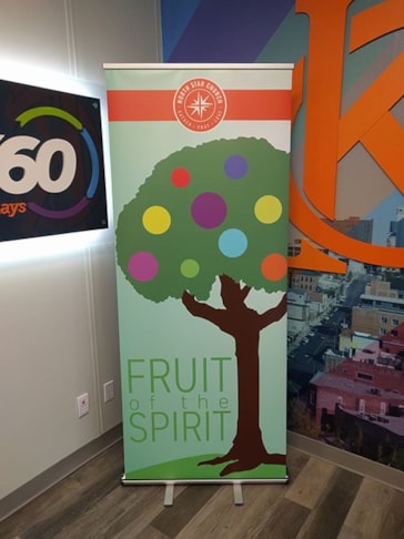 Retractable Banner Stand for North Star Church in Kansas City, Missouri
