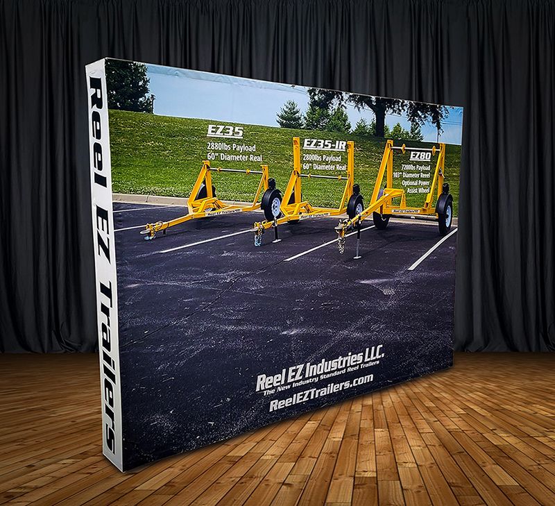 Fabric Tension Backdrop for Reel EZ Industries in Kansas City, Missouri