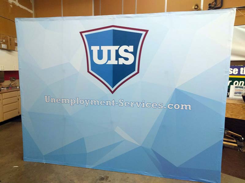 Tension Fabric Display for UIS in Kansas City, Missouri