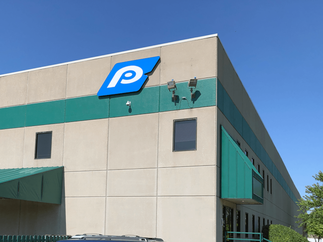 Self-Contained Illuminated Channel Letter Sign for Nitto Parker Automotive in Riverside, Missouri