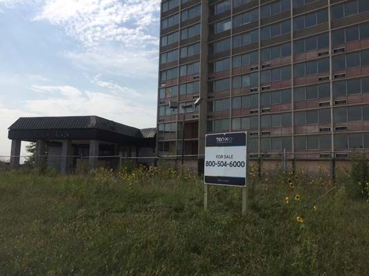 Exterior Construction Site Post and Panel Sign on behalf of DNSI in Kansas City, Missouri
