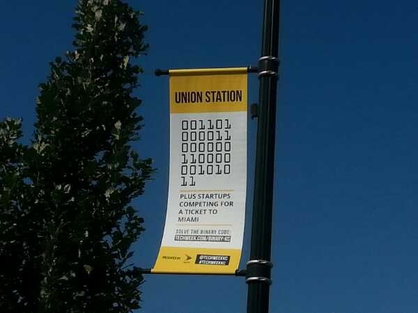 Street Pole Banners for Techweek event in Kansas City, MO