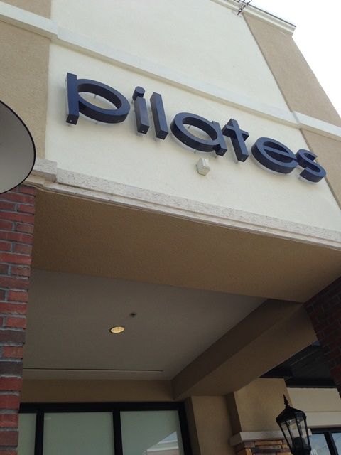 Pilates Center Dimensional Lettering