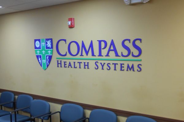  - Image360-Lauderhill-FL-Dimensional-Signage-Healthcare-Compass
