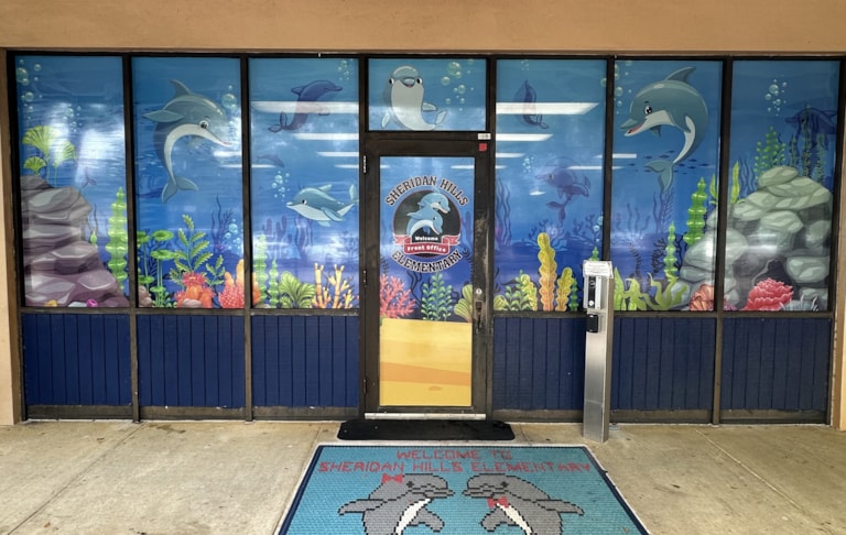 Window Graphics for the Sheridan Hills Elementary School