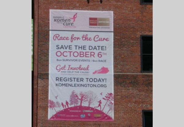  - Image360-Lexington-KY-Custom-Banner-Building-Wrap-non-profit-Susan-G-Komen-Race-for-the-cure