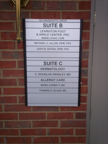 Directory and Wayfinding Signage