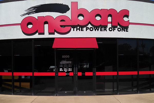  - Image360-Little Rock - Dimensional Signage - One Banc