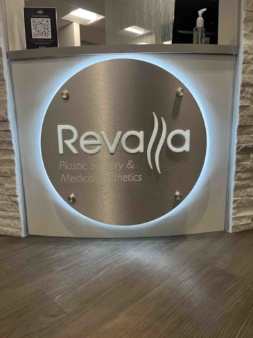 Standoff Mounted Lightbox Signs