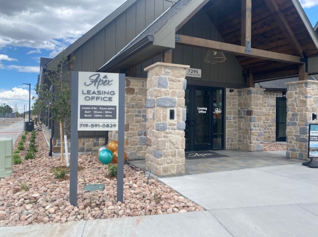 Post & Panel Sign with Dimensional Features