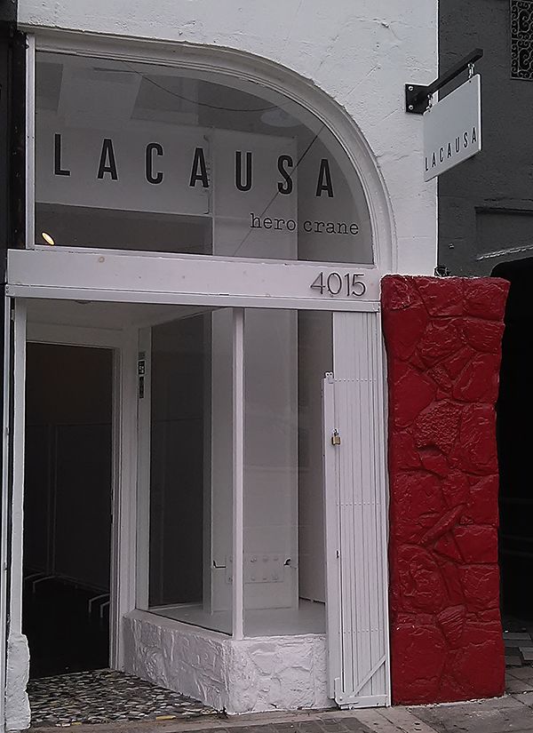 Blade sign & Vinyl for Glass at LACAUSA in California 