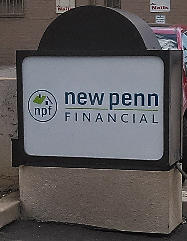 lluminated vinyl sign New Penn Pasadena for Lauderhill LA, California