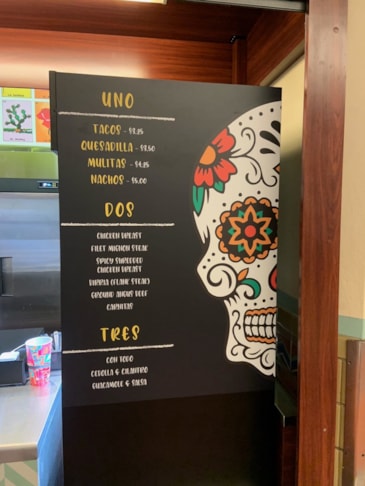 Menu Signs & Price List Signage