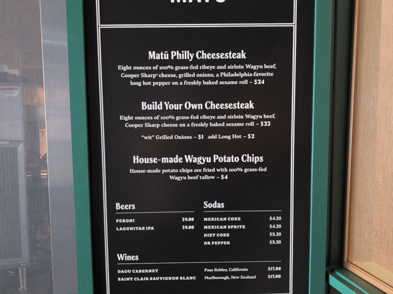 Menu Signs & Price List Signage | Restaurants & Foodservice | PVC