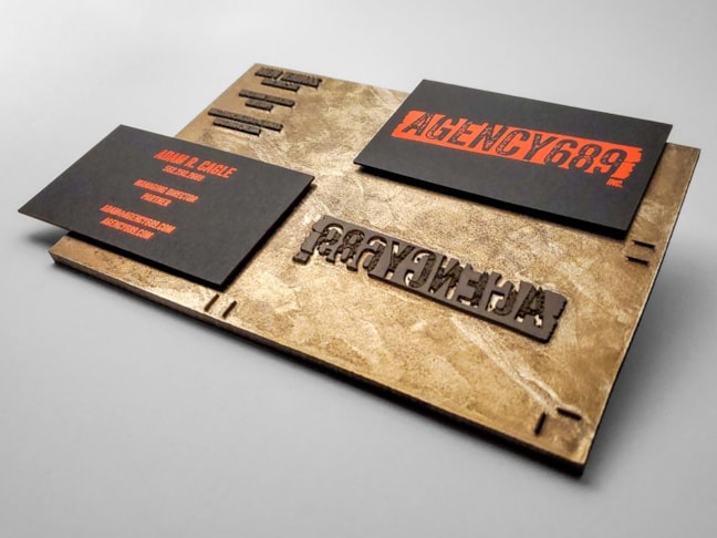 Business card with Custom Die