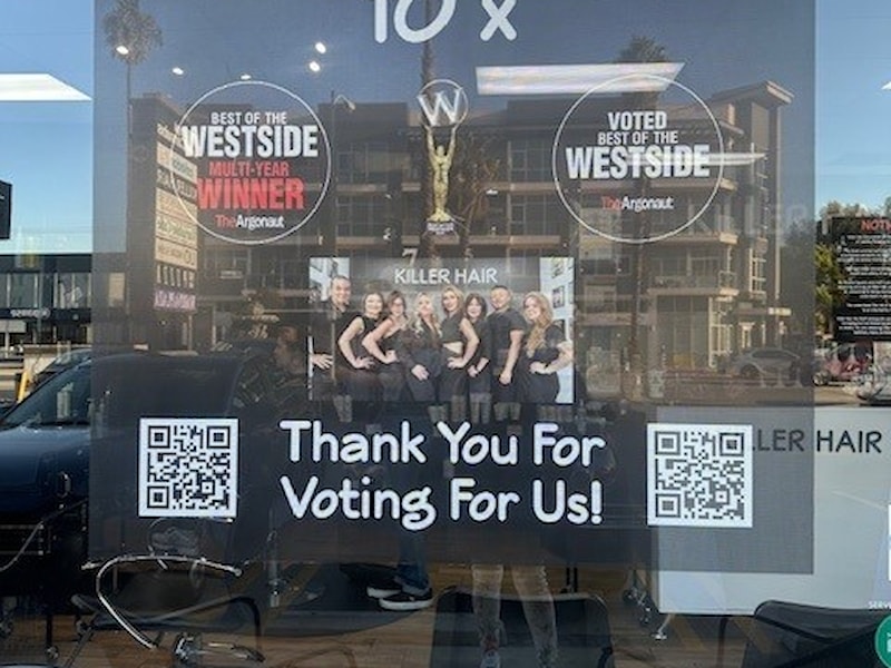 Window Graphics | Service and Trade Organizations | Vinyl