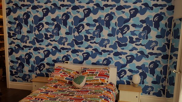 bedroom mural los angeles photo tex matte digital print wall