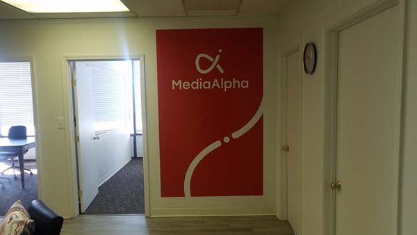 MEDIA ALPHA WALL reno wall vinyl digital print installation sign