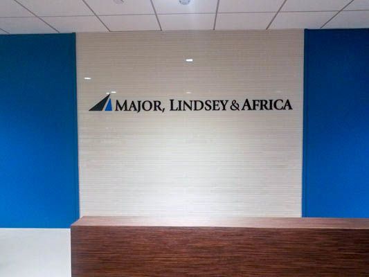africa lindsey 3 dimensional 3d custom paint acrylic sign install DTLA direct mount