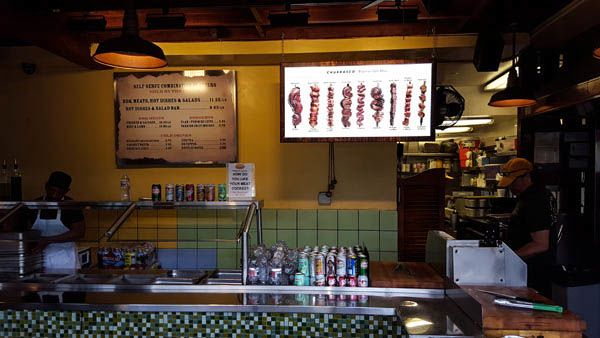 pampas grill light box custom wrapped frame hang duratran illuminated design meat electric install decal vinyl digital print