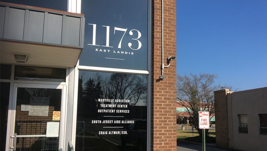 Updated and modernized vinyl window graphics for Antebi Properties.