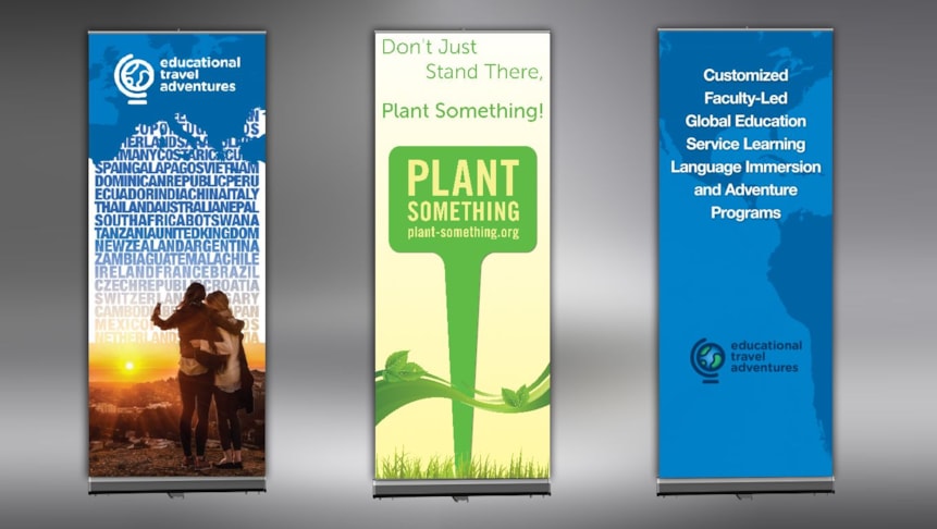 Retractable Banners, Pop-Up Banners and Stands