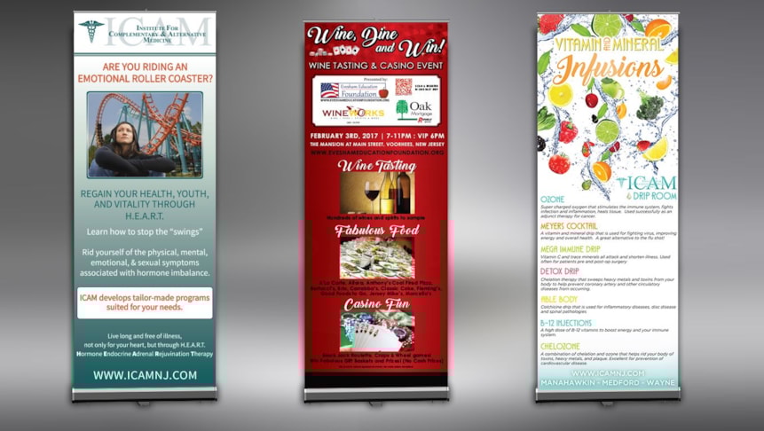 Retractable Banners, Pop-Up Banners and Stands