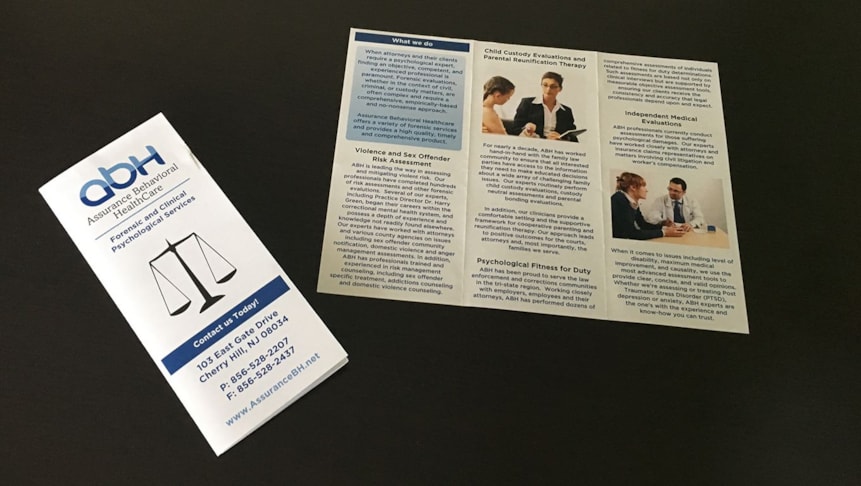 Brochures, Menus & Booklets