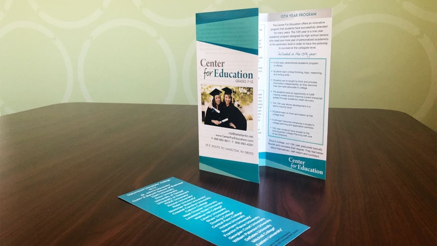 Brochures, Menus & Booklets