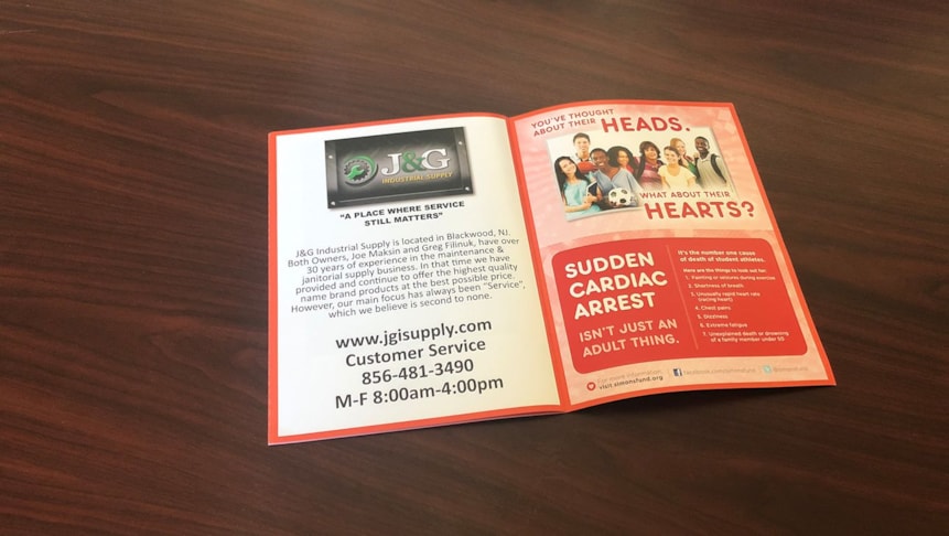 Brochures, Menus & Booklets