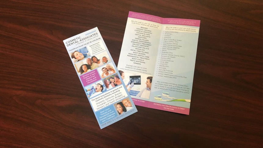 Brochures, Menus & Booklets