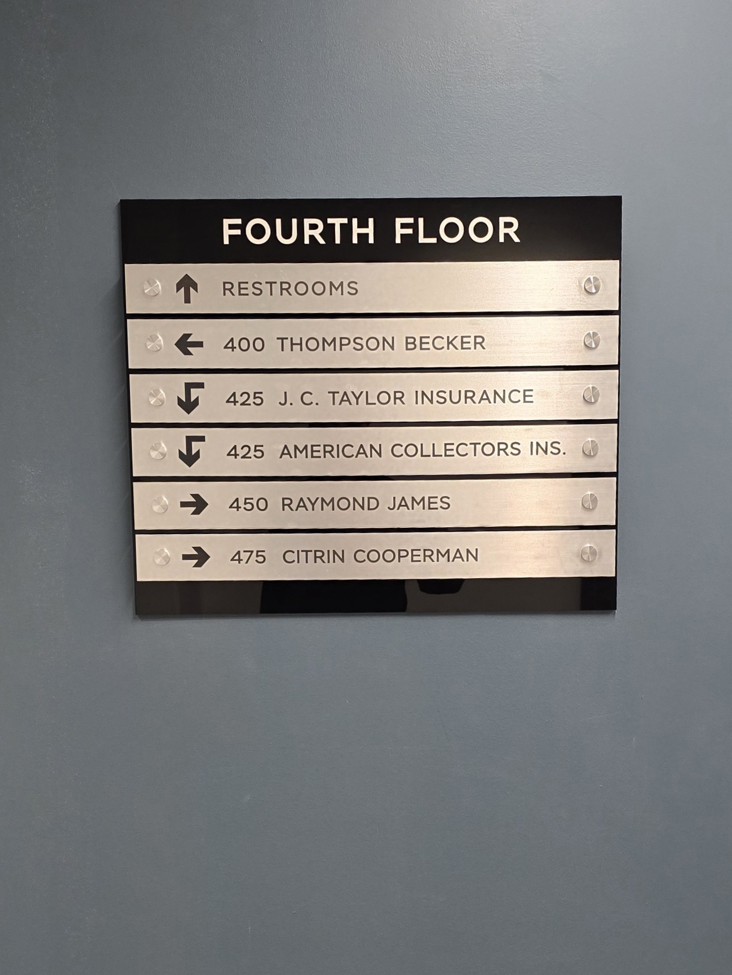 Directory & Suite Signs | Acrylic