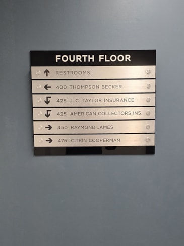 Directory & Suite Signs