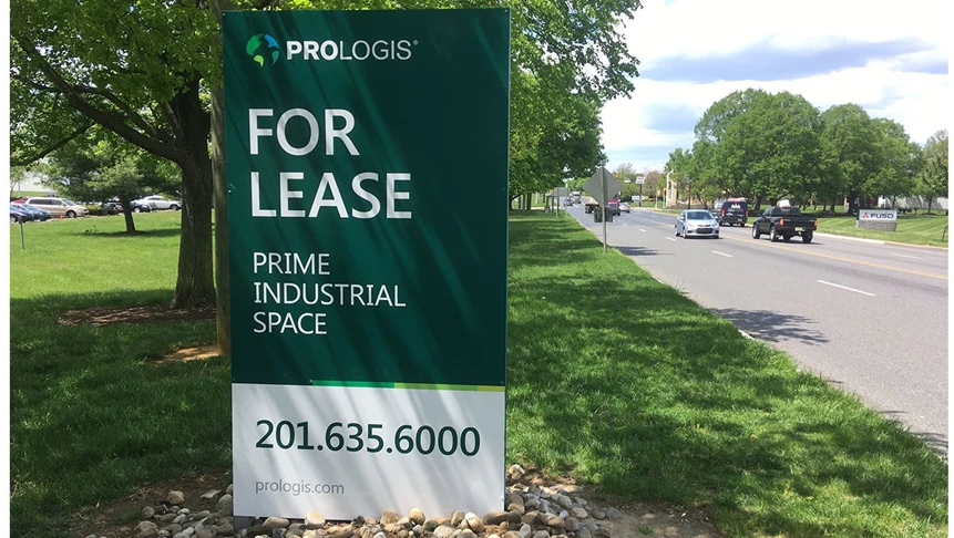 Prologis needed their blade signs re-designed for their new branding.