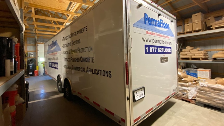 Trailer graphics for longtime client PermaFloor
