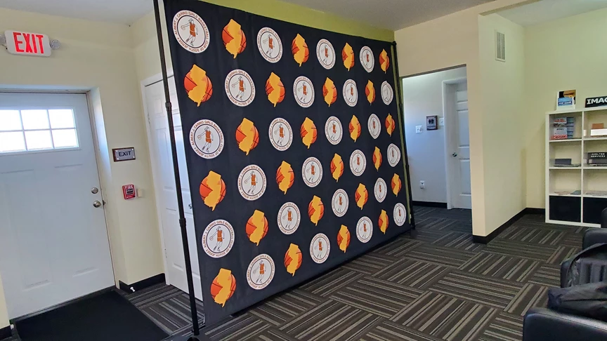 Step & Repeat Banners and Backdrops | School Athletic Facility Signage