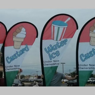 - Image360-Marlton-NJ-Feather-Banner-Peppies-Ice-Cream
