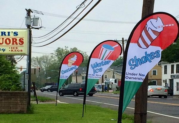  - Image360-Marlton-NJ-Feather-Banner-Peppies-Ice-Cream
