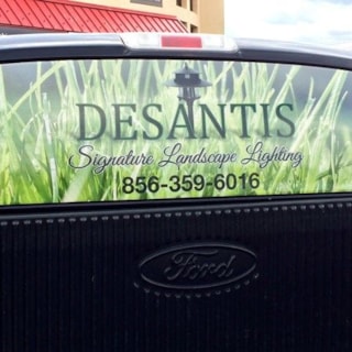 Desantis Landscaping - Window Perf Vehicle Graphics Marlton, NJ