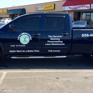 Lees Landscaping - Vehicle Graphics and Cut Lettering Marlton, NJ