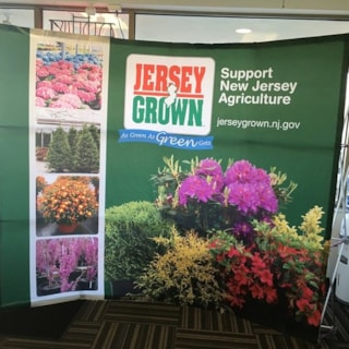 NJNLA Curved Tradeshow Display Backdrop Marlton, NJ