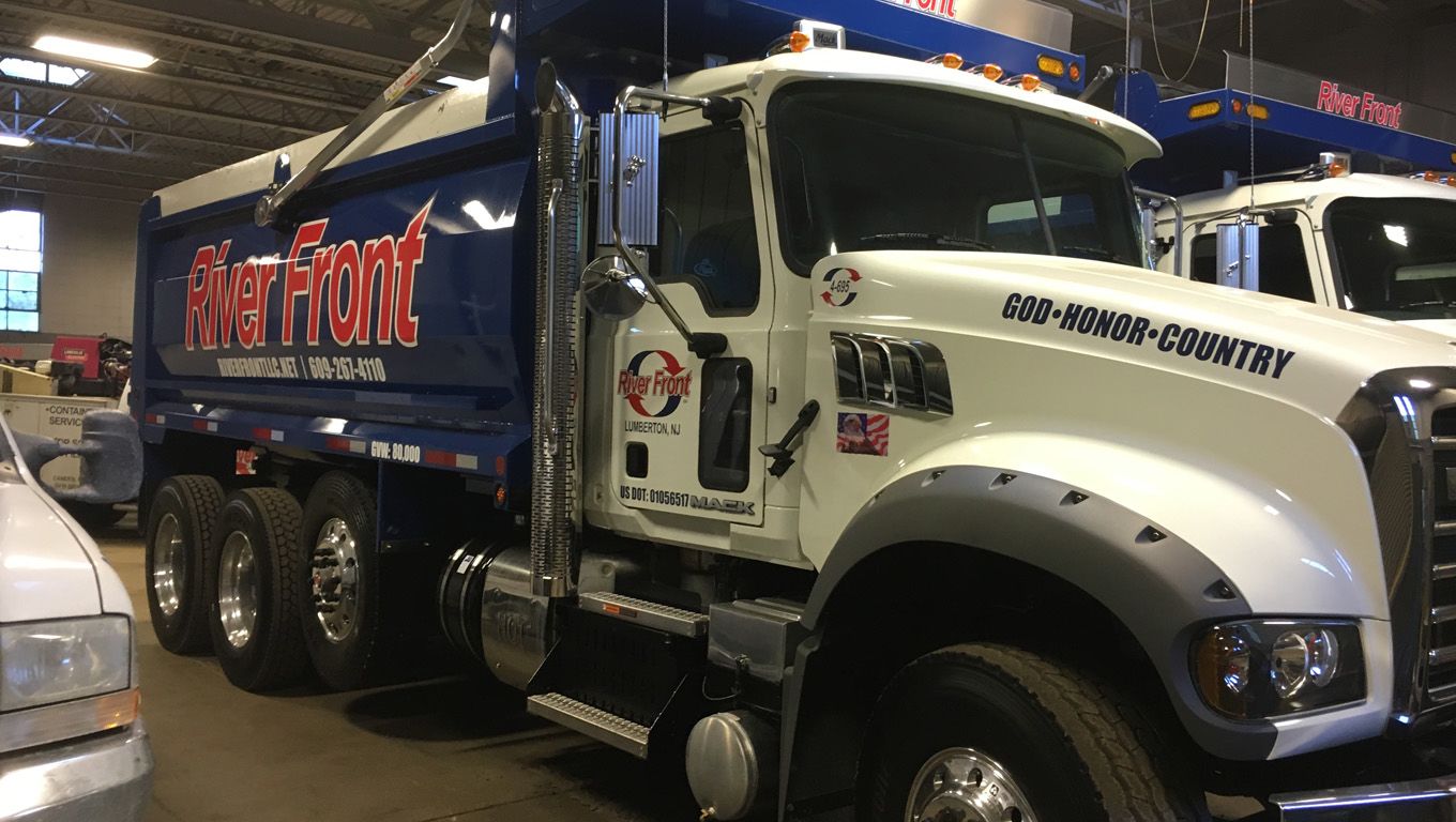 Riverfront Landclearing - Dump Truck Vinyl Vehicle Graphics in Marlton, NJ