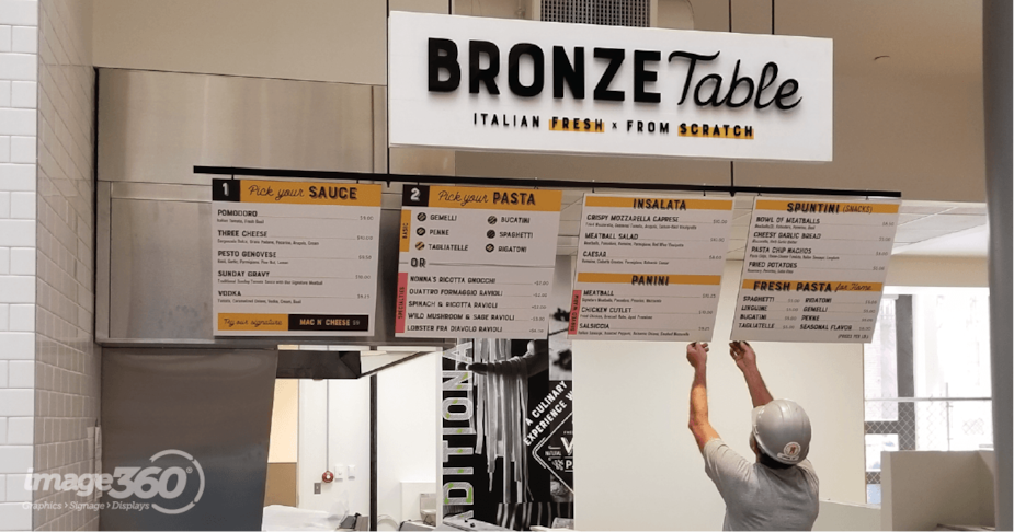 Menu Signs & Price List Signage